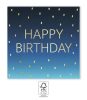 Geburtstag Golden Blue Happy Birthday Serviette 20 Stk 33x33 cm FSC