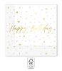 Geburtstag Candles Happy Birthday Serviette 20 Stk 33x33 cm FSC