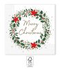 Weihnachten Holly Wreath i Serviette 20 Stk 33x33 cm FSC