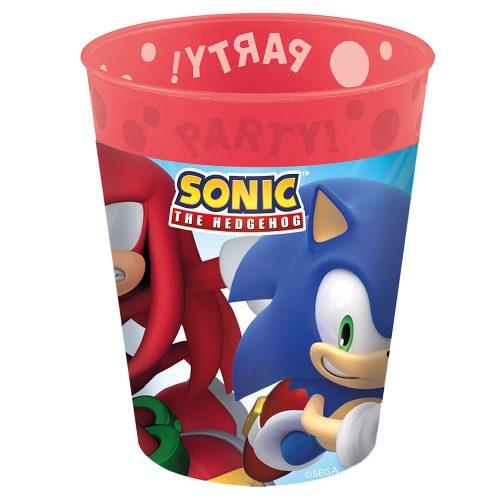 Sonic a sündisznó Sega Micro Premium Kunststoffbecher-Set 4-tlg 250 ml