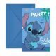 Disney Lilo und Stitch Angel Party Einladung 6 Stk. FSC