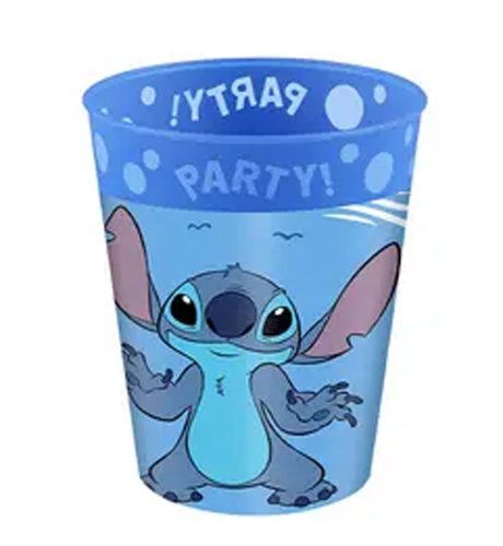 Disney Lilo und Stitch Angel Mikro Premium Kunststoffbecher 250 ml