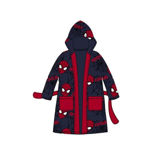 Spiderman Dark Blue Kinderbademantel 3-8 Jahre