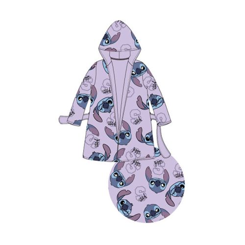 Disney Lilo und Stitch Purple Kinderbademantel 6-12 Jahre