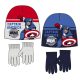 Avengers Captain America Kinder Hut + Handschuh-Set 52-54 cm