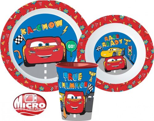 Disney Cars Essgeschirr, Mikroplastikset, Becher 260 ml