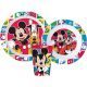 Disney Mickey  Better Together Essgeschirr, mikrowellengeeignetes Plastikset, mit 260 ml Becher