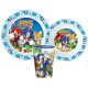 Sonic the Hedgehog Essgeschirr, Mikrokunststoff-Set, Becher 260 ml