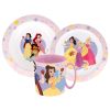 Disney Princess True Geschirrset, Mikrokunststoff-Set mit Becher 350 ml