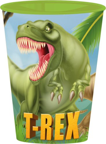 Dinosaurier T-Rex Becher, Kunststoff 260 ml