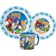 Sonic the Hedgehog Geschirrset, Mikro-Kunststoff-Set mit Becher 265 ml