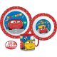 Disney Cars Geschirrset, Mikrokunststoffset mit Becher 265 ml