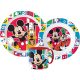 Disney Mickey  Better Together Essgeschirr, Micro-Kunststoff-Set mit Becher 265 ml