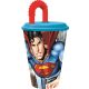 Superman Savior Strohhalmbecher, Kunststoff 430 ml