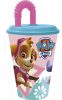 Paw Patrol Skye und Everest Strohhalmbecher, Kunststoff 430 ml