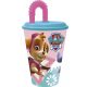 Paw Patrol Skye und Everest Strohhalmbecher, Kunststoff 430 ml