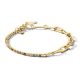 Victoria Goldfarbene Mehrfarbige Steinarmband